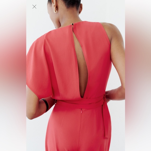 NWT Zara Belted Jumpsuit 🩷 - Picture 2 of 4